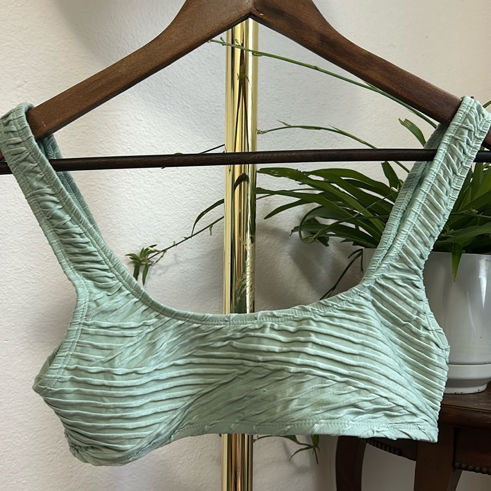 Mint Green Bikini Set Top And Bottoms Gem